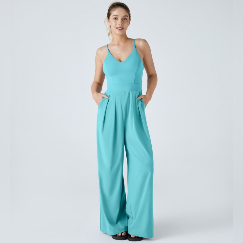 HALARA Vibrant Blue Jumpsuit